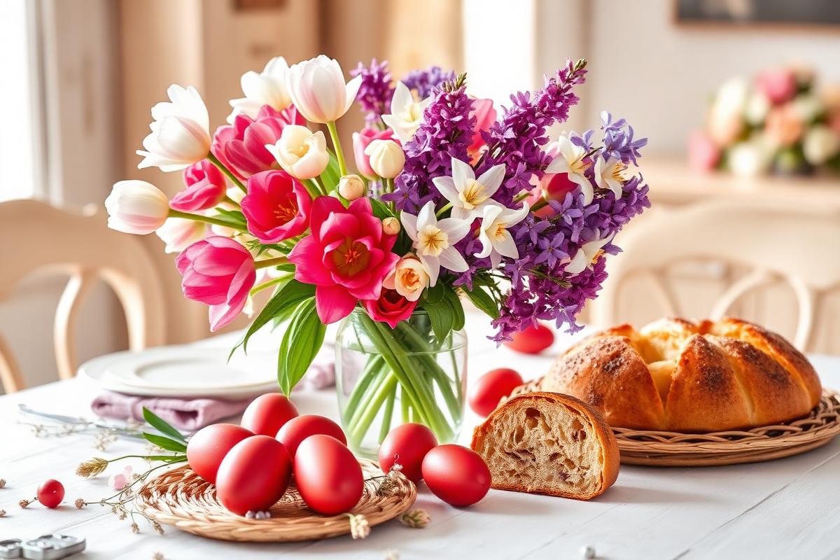 Cum alegi florile potrivite pentru masa de Paște